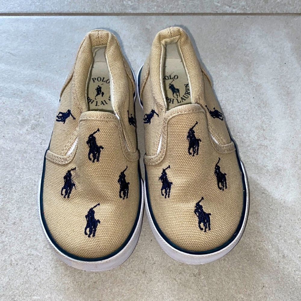 Polo by Ralph Lauren toddler slip on sneakers